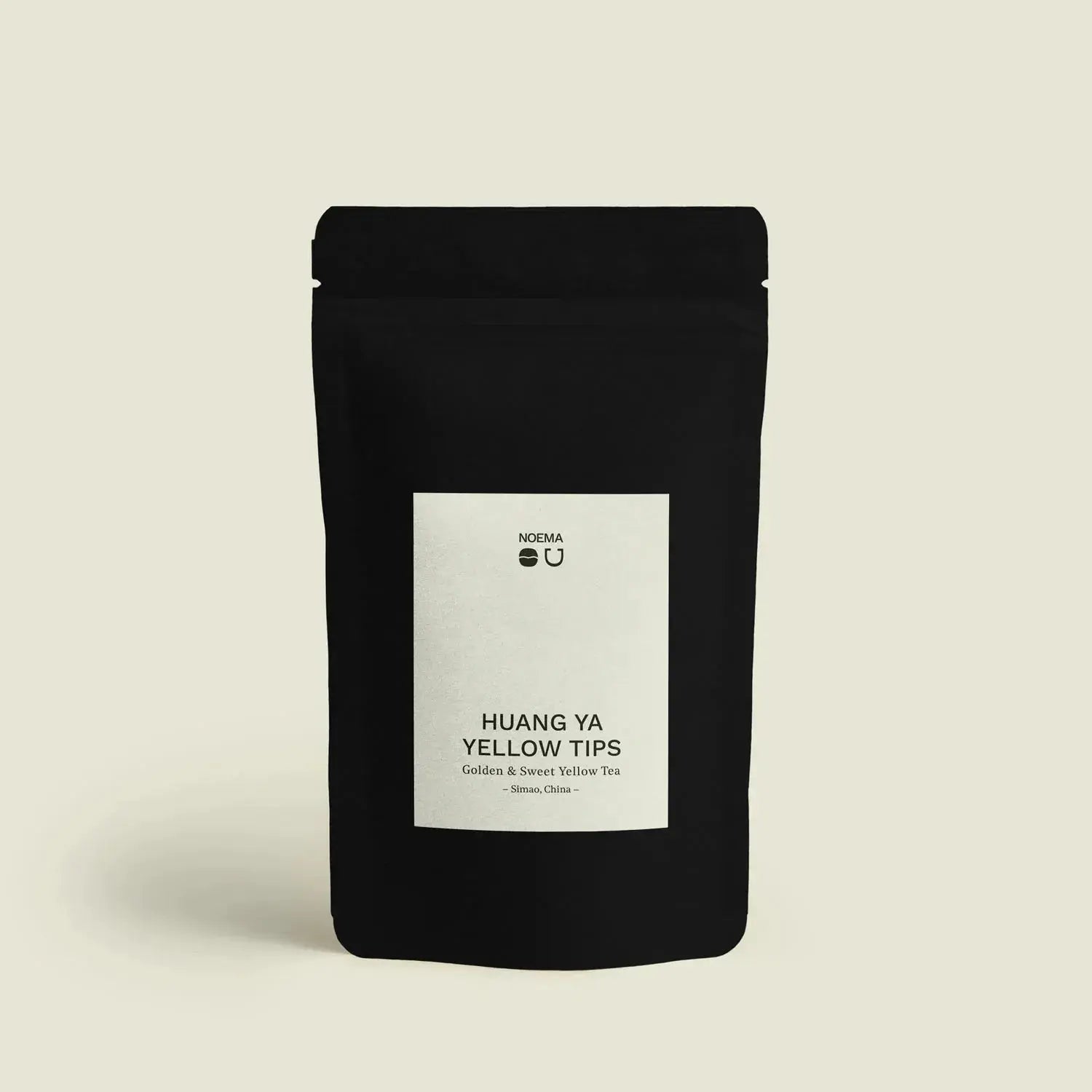 Huang Ya Yellow Tips - Noema - Teeverpackung von vorne fotografiert
